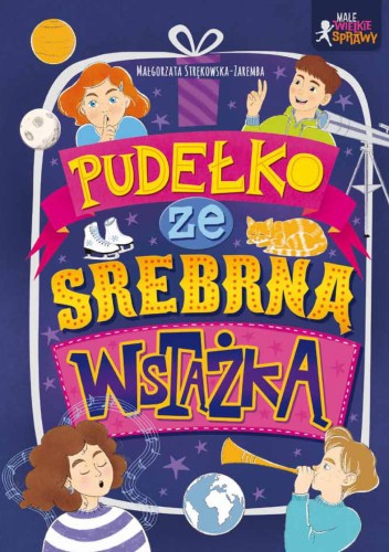Pudełko ze srebrną wstążką