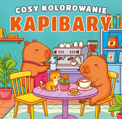 Cosy kolorowanie. Kapibary